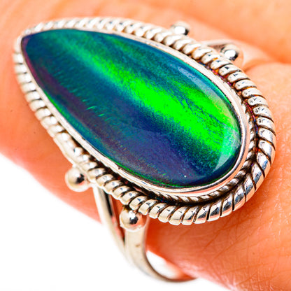 Aura Opal Rings handcrafted by Ana Silver Co - RING128801
