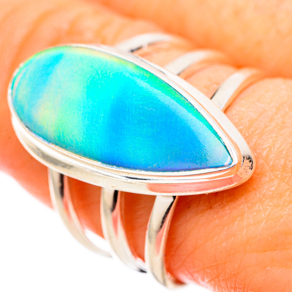 Aura Opal Rings handcrafted by Ana Silver Co - RING128804