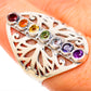 Multi-Stone Rainbow Chakra Rings handcrafted by Ana Silver Co - RING128816