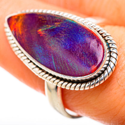 Aura Opal Rings handcrafted by Ana Silver Co - RING128820