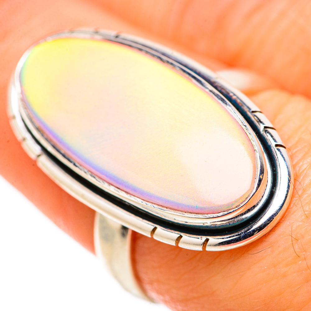 Aura Opal Rings handcrafted by Ana Silver Co - RING128824