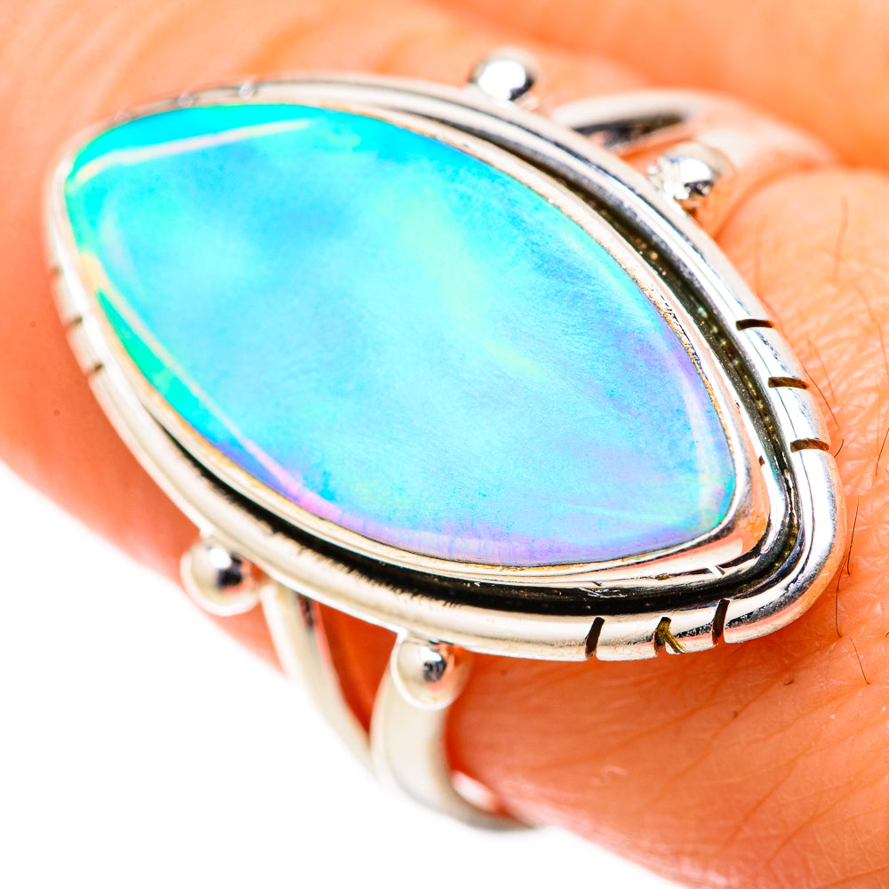 Aura Opal Rings handcrafted by Ana Silver Co - RING128826