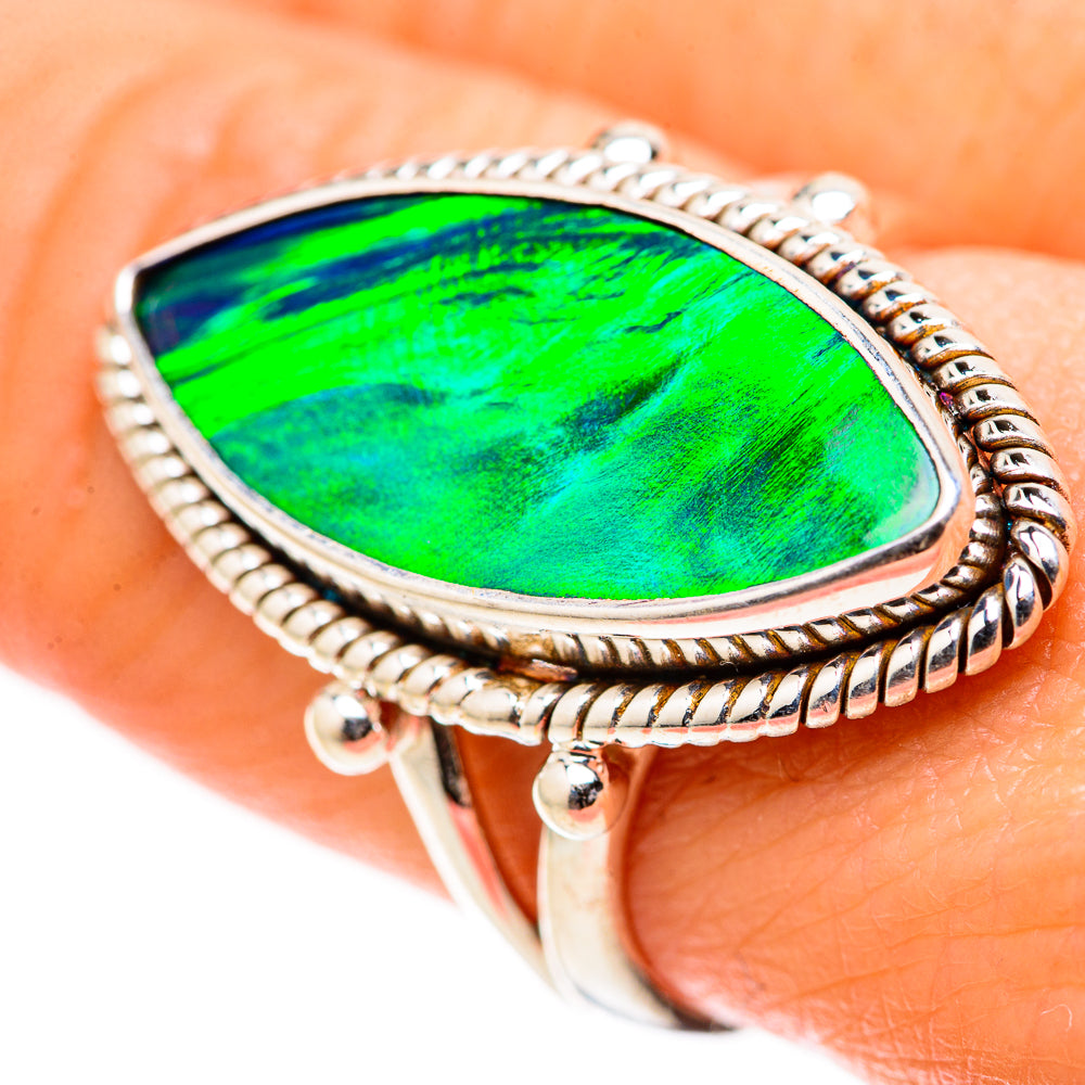 Aura Opal Rings handcrafted by Ana Silver Co - RING128839