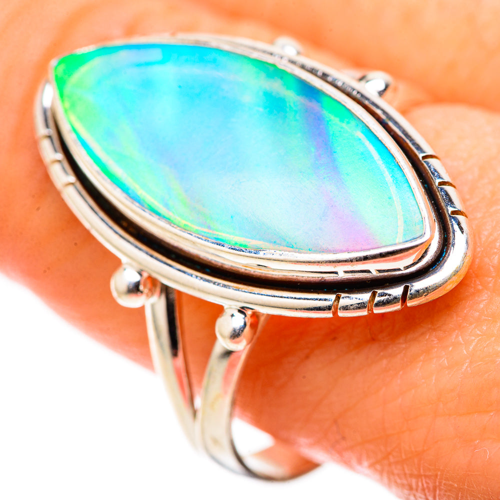 Aura Opal Rings handcrafted by Ana Silver Co - RING128841