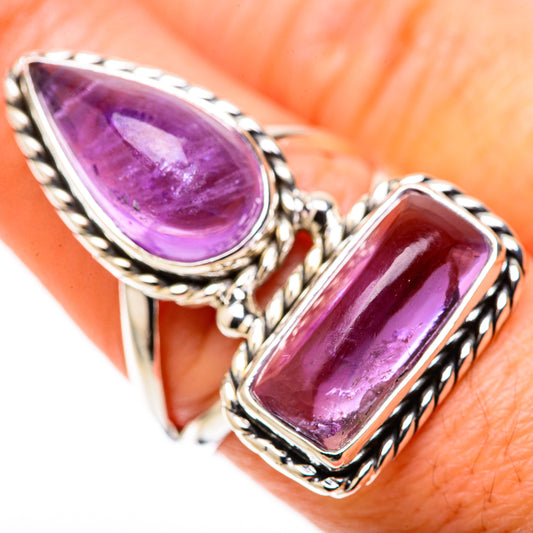Amethyst Rings handcrafted by Ana Silver Co - RING128850