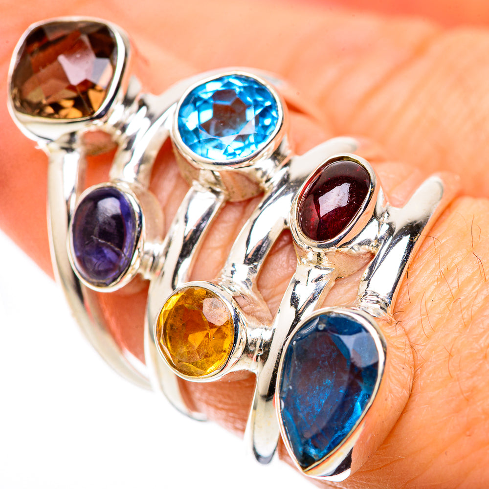 Smoky Quartz Rings handcrafted by Ana Silver Co - RING128858