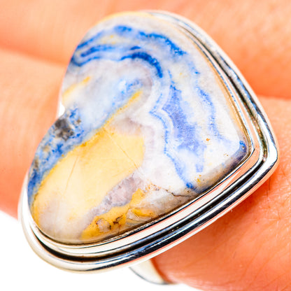 Blue Scheelite Rings handcrafted by Ana Silver Co - RING128860