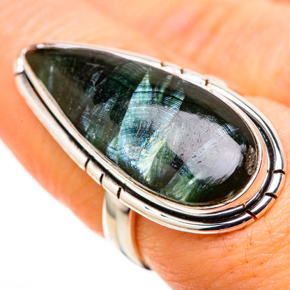 Seraphinite Rings handcrafted by Ana Silver Co - RING128862