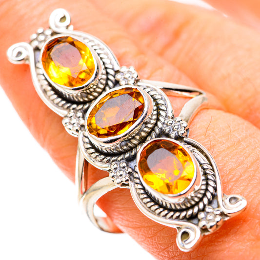Citrine Rings handcrafted by Ana Silver Co - RING128866
