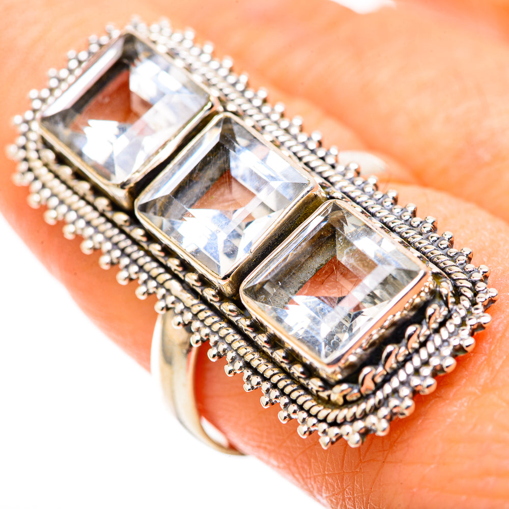 White Quartz Rings handcrafted by Ana Silver Co - RING128870