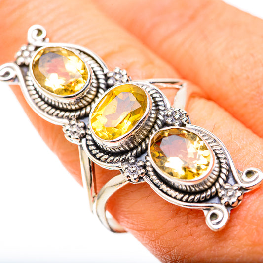 Citrine Rings handcrafted by Ana Silver Co - RING128880
