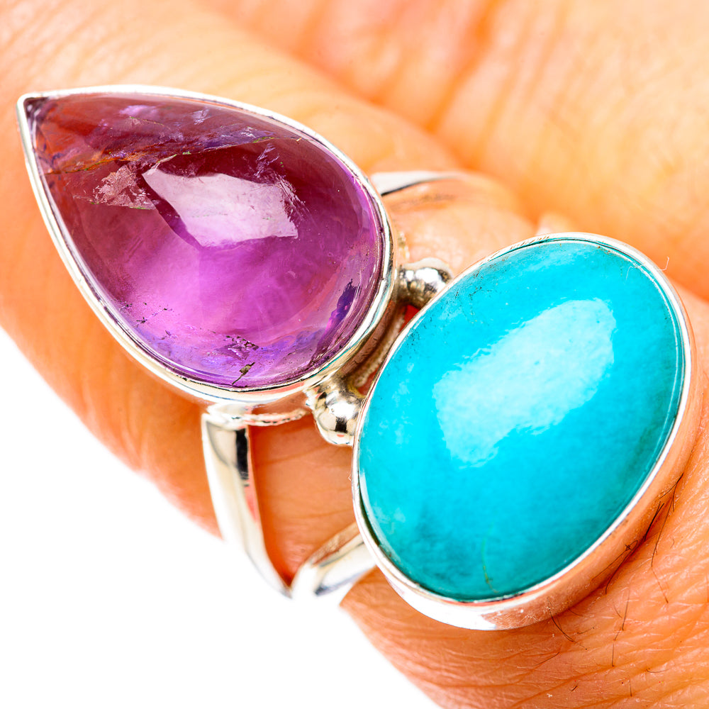Chrysocolla Rings handcrafted by Ana Silver Co - RING128884