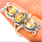Citrine Rings handcrafted by Ana Silver Co - RING128898