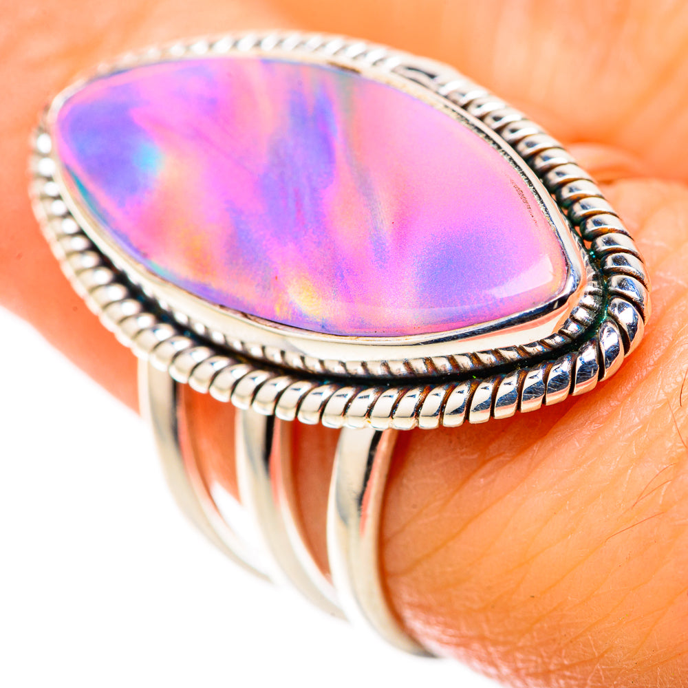 Aura Opal Rings handcrafted by Ana Silver Co - RING128904