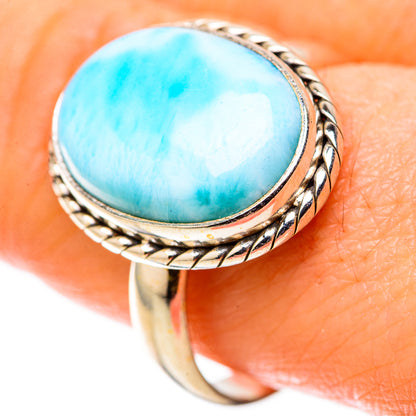 Larimar Rings handcrafted by Ana Silver Co - RING128908