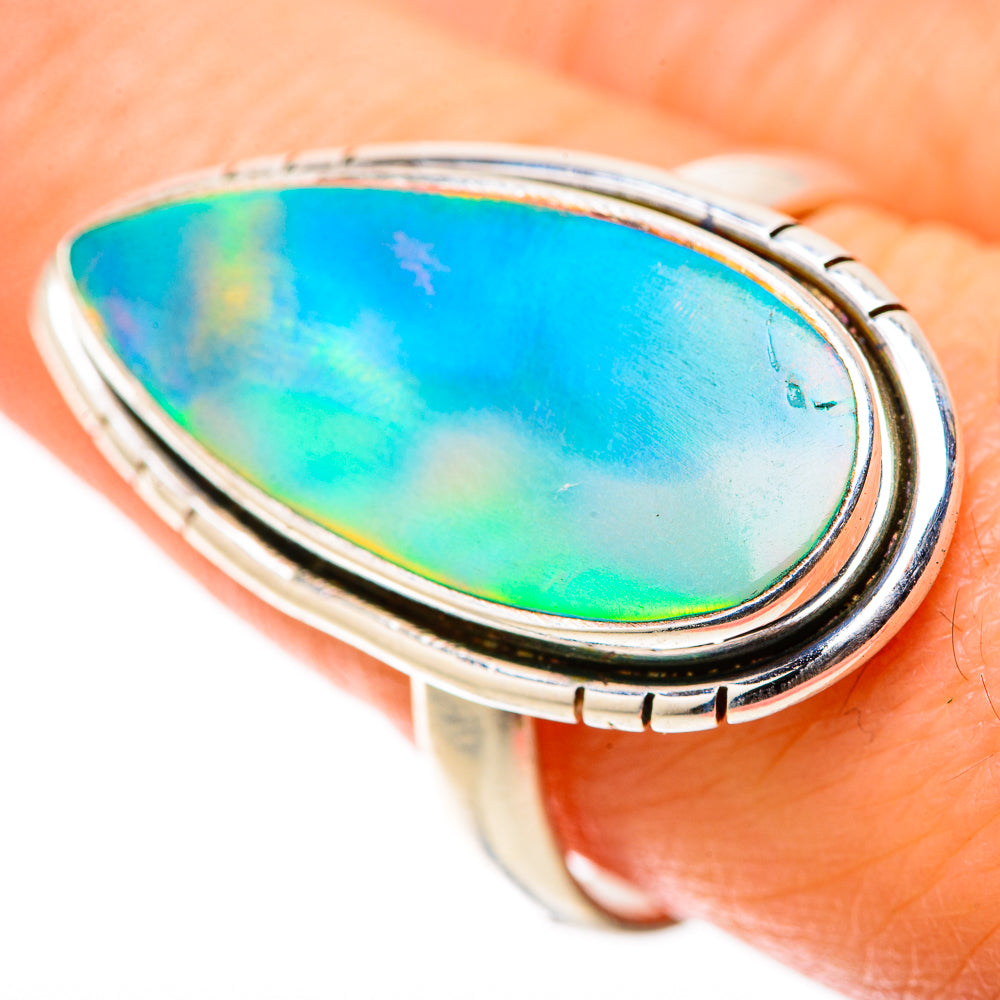 Aura Opal Rings handcrafted by Ana Silver Co - RING128916