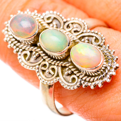 Ethiopian Opal Rings handcrafted by Ana Silver Co - RING128918