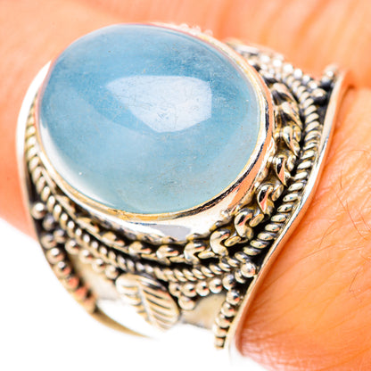 Aquamarine Rings handcrafted by Ana Silver Co - RING128921