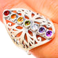 Multi-Stone Rainbow Chakra Rings handcrafted by Ana Silver Co - RING128926