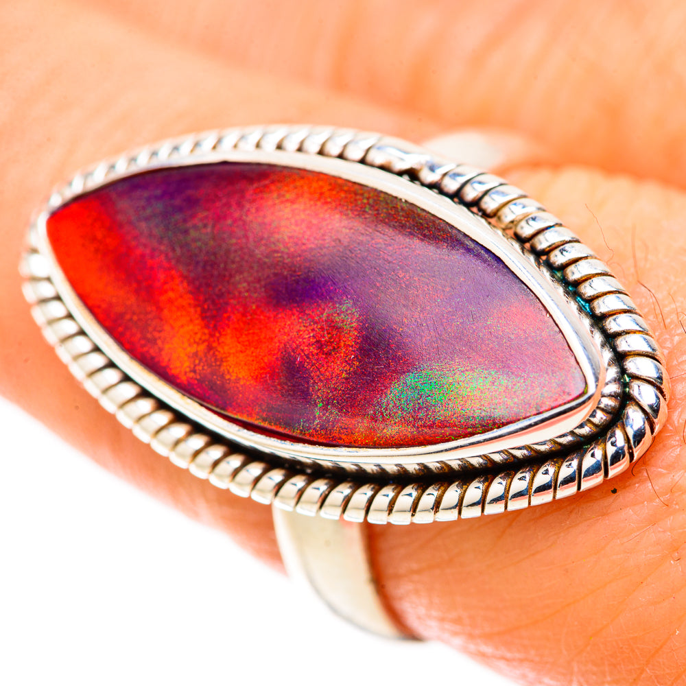 Aura Opal Rings handcrafted by Ana Silver Co - RING128927