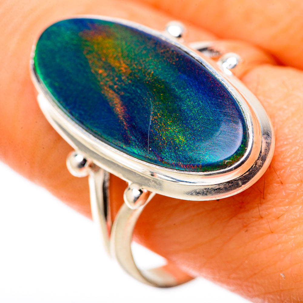 Aura Opal Rings handcrafted by Ana Silver Co - RING128928