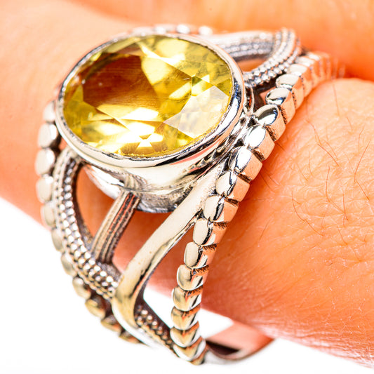 Citrine Rings handcrafted by Ana Silver Co - RING128976