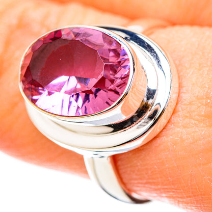 Color Change Alexandrite (Lab.) Rings handcrafted by Ana Silver Co - RING128989