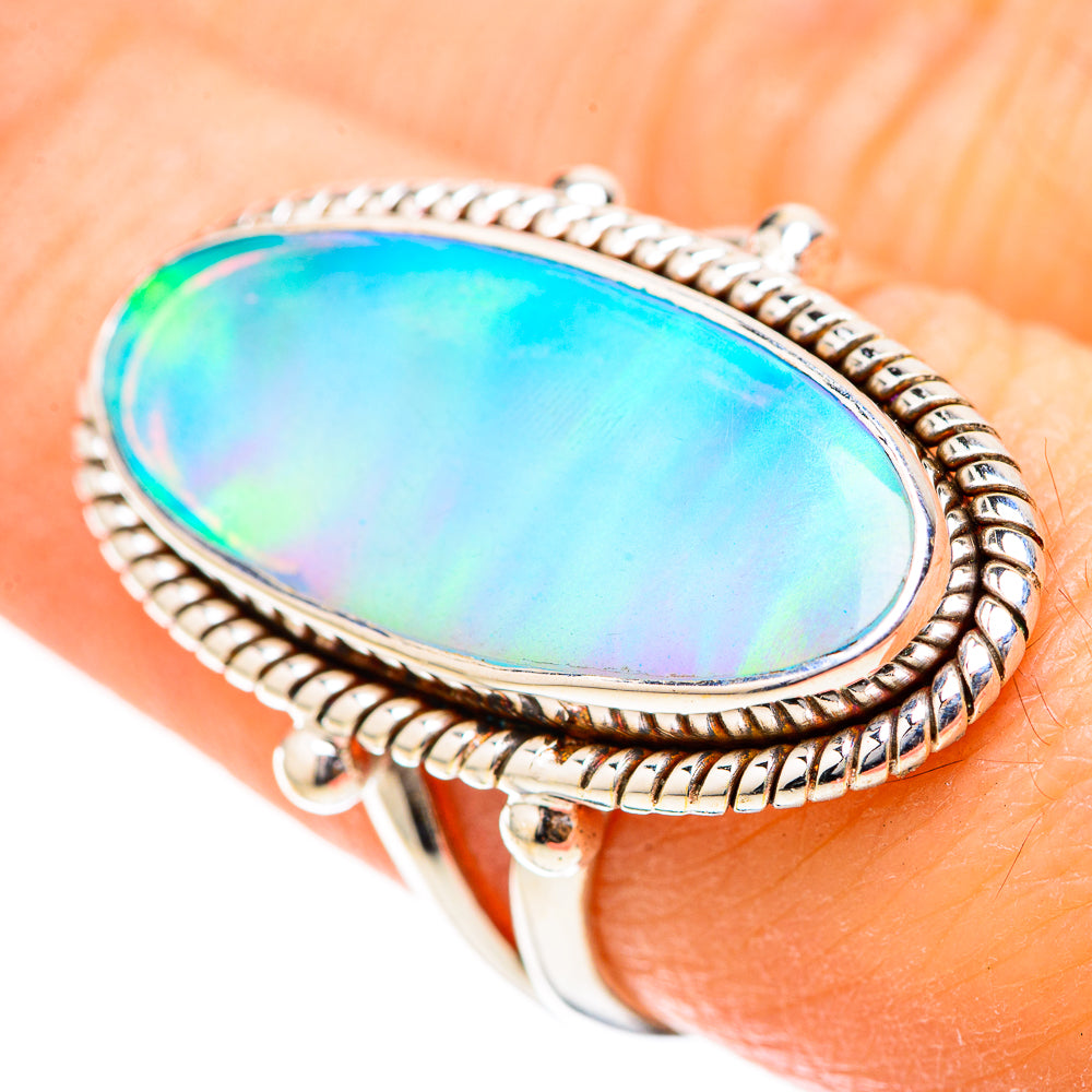 Aura Opal Rings handcrafted by Ana Silver Co - RING128994