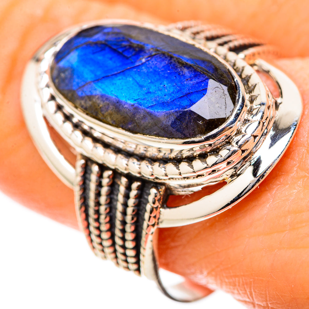 Labradorite Rings handcrafted by Ana Silver Co - RING129020