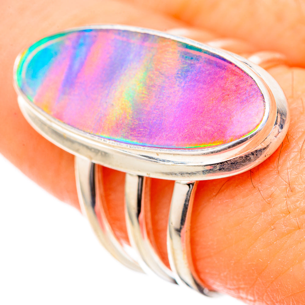 Aura Opal Rings handcrafted by Ana Silver Co - RING129028