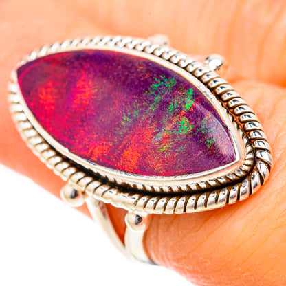 Aura Opal Rings handcrafted by Ana Silver Co - RING129030
