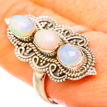 Ethiopian Opal Rings handcrafted by Ana Silver Co - RING129042