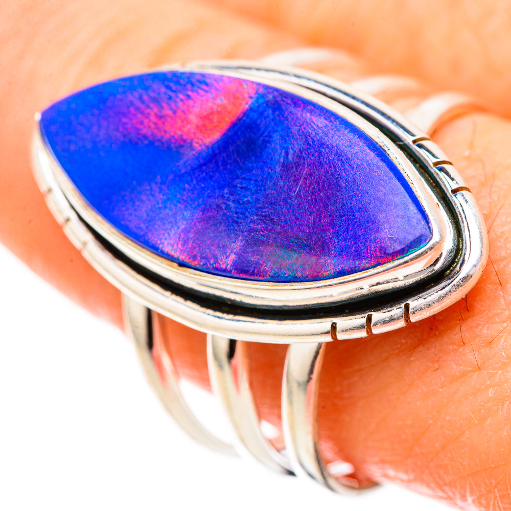 Aura Opal Rings handcrafted by Ana Silver Co - RING129050