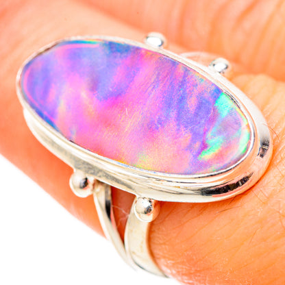 Aura Opal Rings handcrafted by Ana Silver Co - RING129059