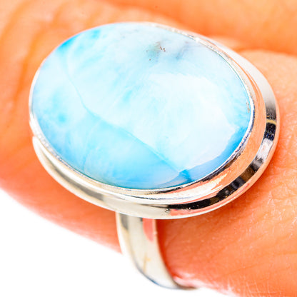 Larimar Rings handcrafted by Ana Silver Co - RING129081