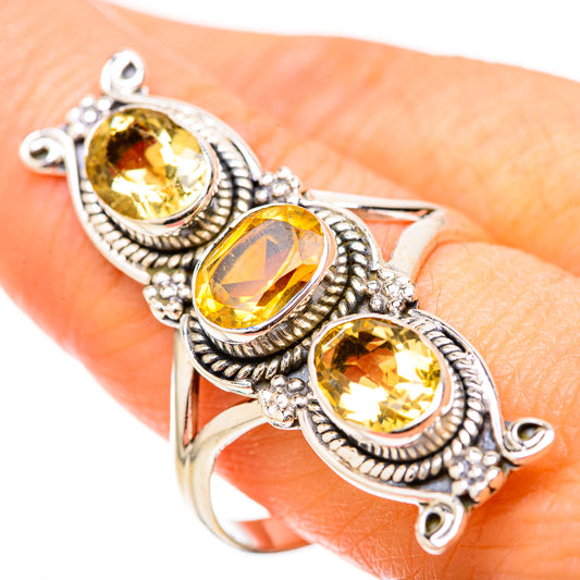 Citrine Rings handcrafted by Ana Silver Co - RING129099