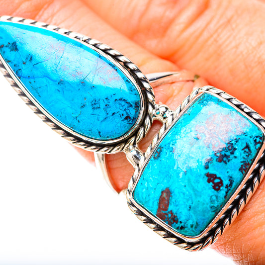 Shattuckite Rings handcrafted by Ana Silver Co - RING129127