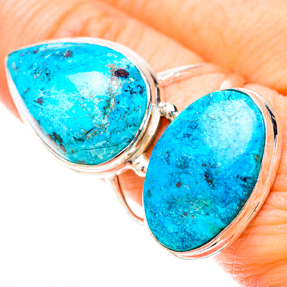 Chrysocolla Rings handcrafted by Ana Silver Co - RING129132