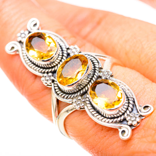 Citrine Rings handcrafted by Ana Silver Co - RING129135