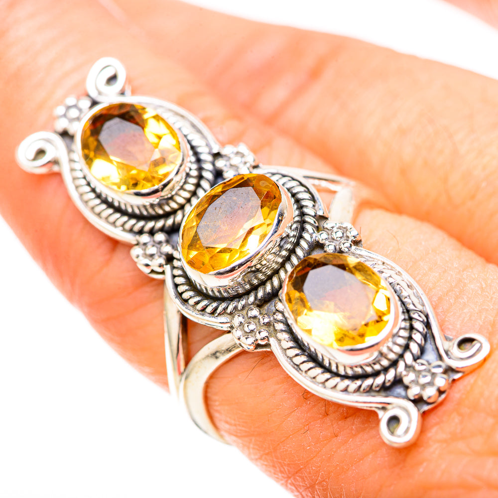Citrine Rings handcrafted by Ana Silver Co - RING129135