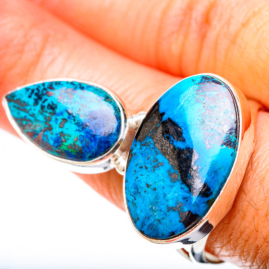 Shattuckite Rings handcrafted by Ana Silver Co - RING129140