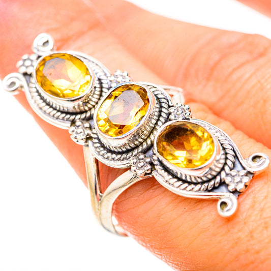 Citrine Rings handcrafted by Ana Silver Co - RING129143