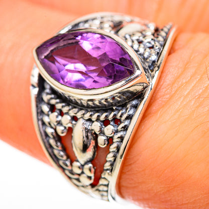 Amethyst Rings handcrafted by Ana Silver Co - RING129164_SIZE-7
