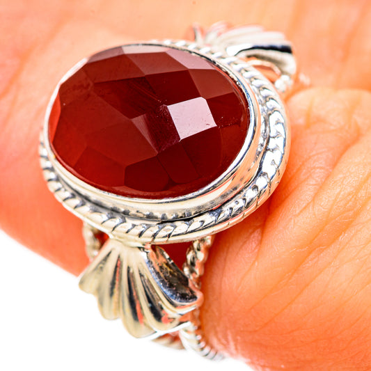 Red Onyx Rings handcrafted by Ana Silver Co - RING129183
