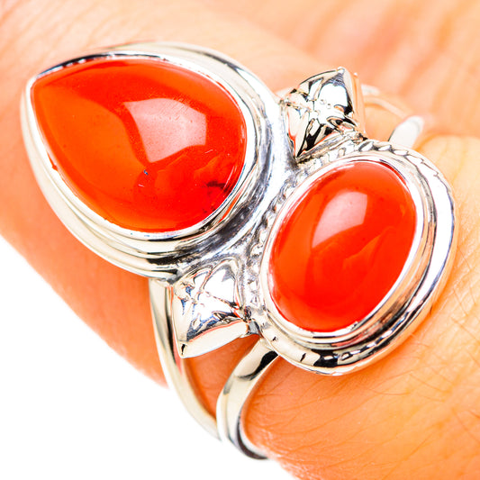 Carnelian Rings handcrafted by Ana Silver Co - RING129185