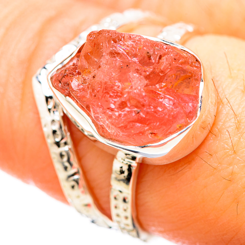 Rose Quartz Rings handcrafted by Ana Silver Co - RING129187