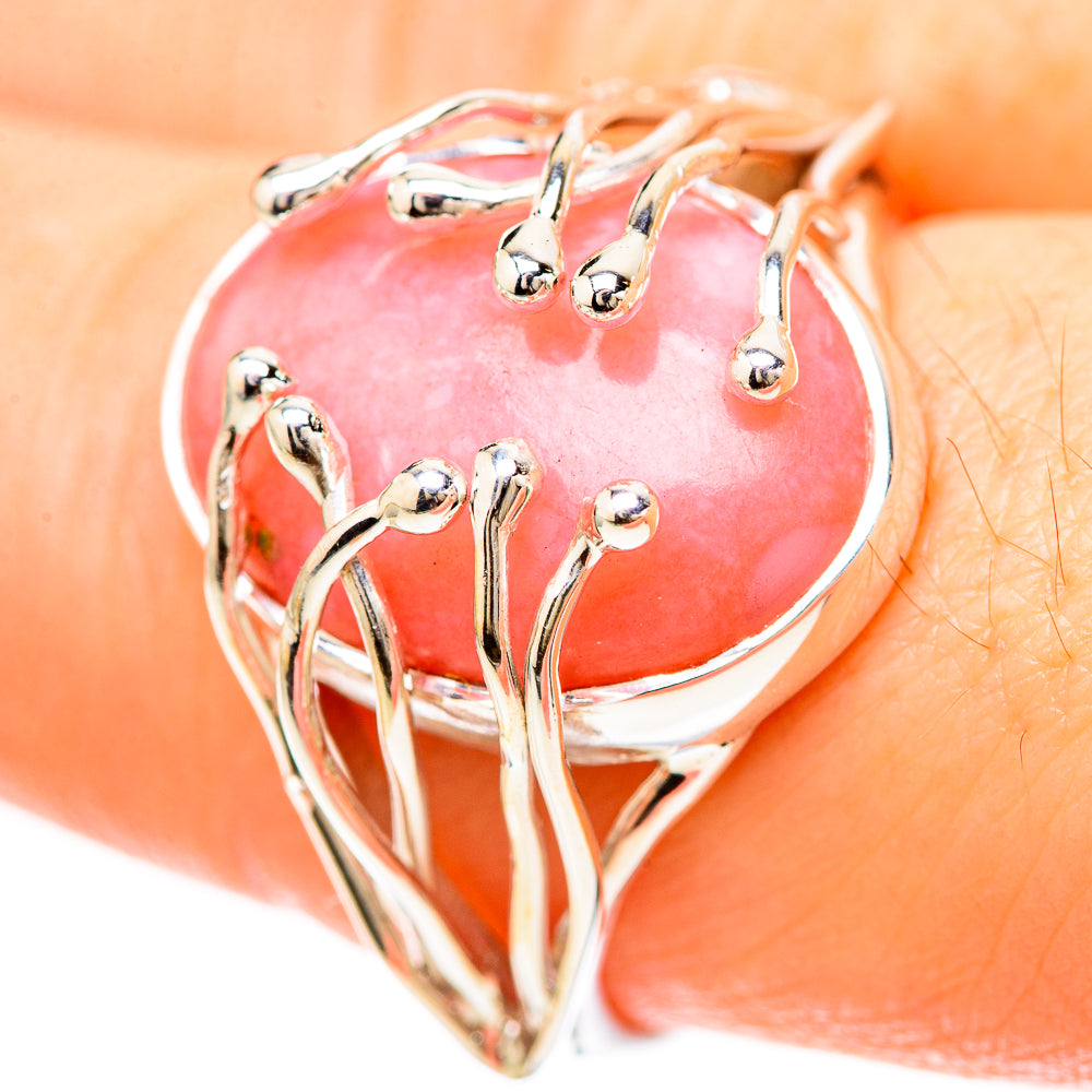 Pink Opal Rings handcrafted by Ana Silver Co - RING129188