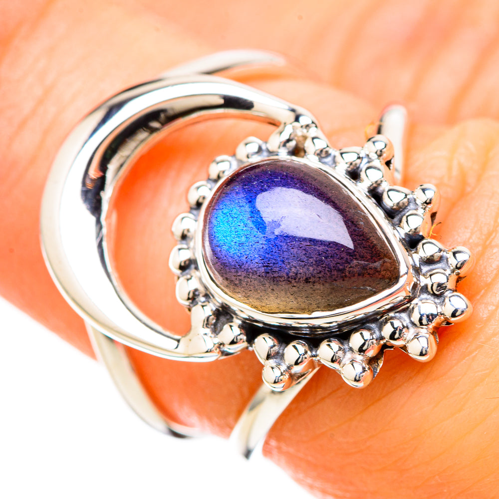 Labradorite Rings handcrafted by Ana Silver Co - RING129199
