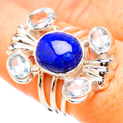 Lapis Lazuli Rings handcrafted by Ana Silver Co - RING129200