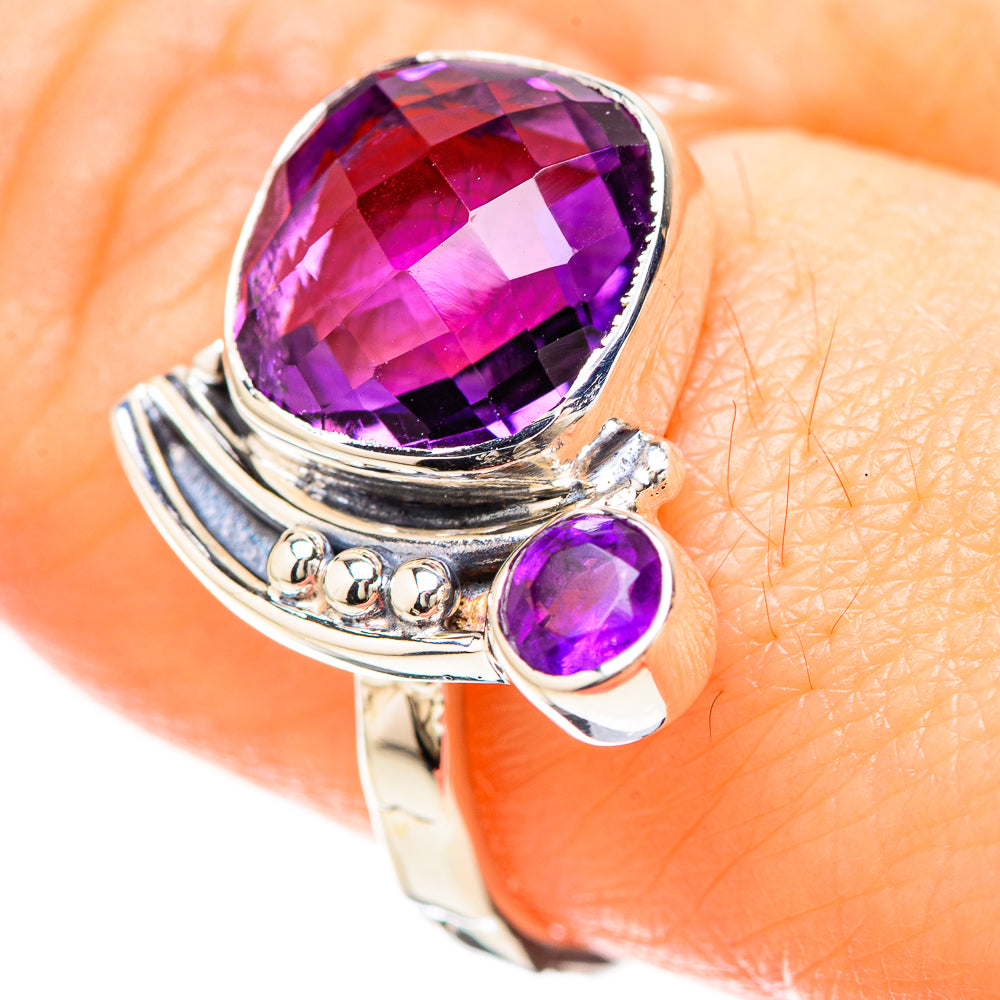 Amethyst Rings handcrafted by Ana Silver Co - RING129207